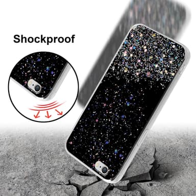 iPhone 6 / 6S Suojakuori Kotelo (Musta)