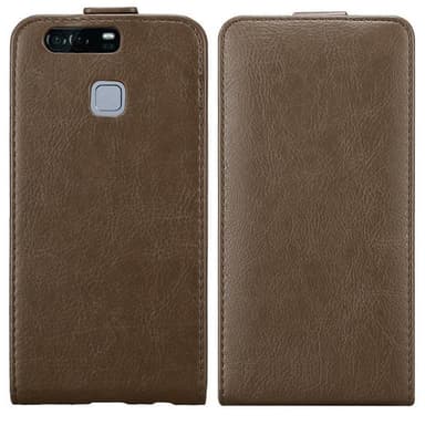 Huawei P9 PLUS Suojakuori Lompakkokotelo (Ruskea)