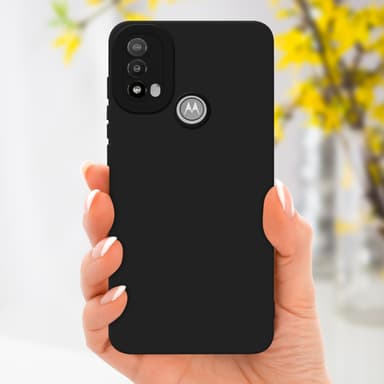 Motorola MOTO E20 Suojakuori Kotelo (Musta)