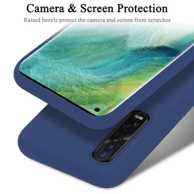 Oppo FIND X2 PRO Suojakuori Kotelo Case (Sininen)