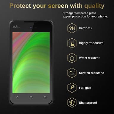 WIKO SUNNY Näytönsuoja Karkaistu lasi Suojakalvo