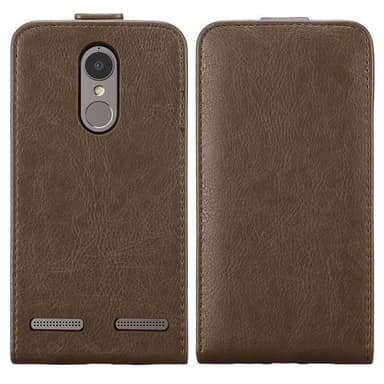 Lenovo K6 / K6 POWER Suojakuori Lompakkokotelo (Ruskea)