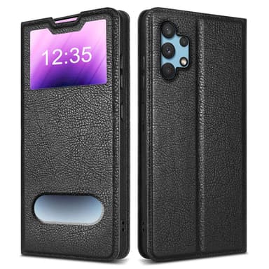 Lompakkokotelo Samsung Galaxy A32 4G Case (Musta)