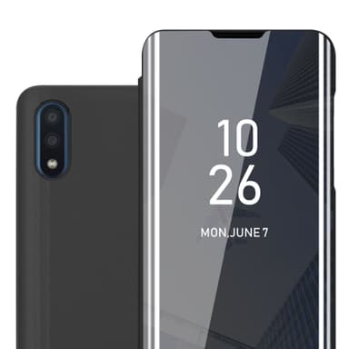 Suojakuori Samsung Galaxy A01 Lompakkokotelo (Musta)
