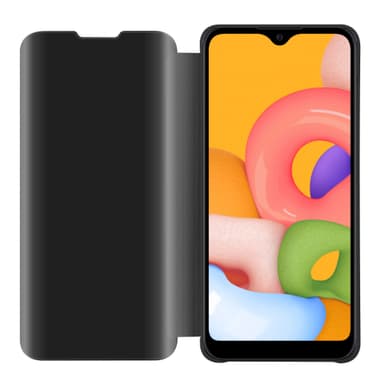 Suojakuori Samsung Galaxy A01 Lompakkokotelo (Musta)