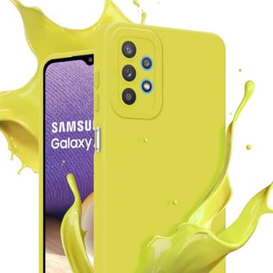 Samsung Galaxy A32 5G Suojakuori Kotelo (Keltainen)