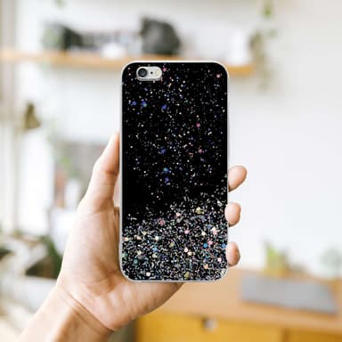iPhone 6 / 6S Suojakuori Kotelo (Musta)