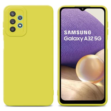 Samsung Galaxy A32 5G Suojakuori Kotelo (Keltainen)