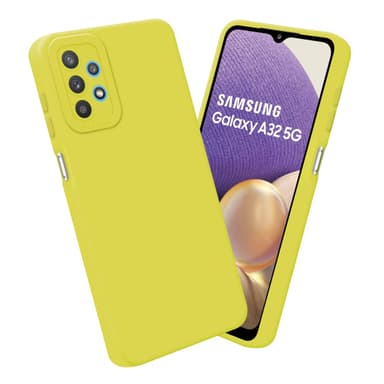Samsung Galaxy A32 5G Suojakuori Kotelo (Keltainen)
