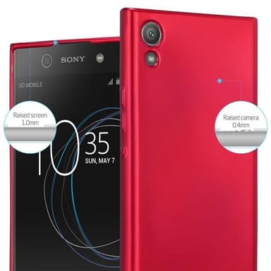 Sony Xperia XA1 Suojakuori Kotelo (Punainen)