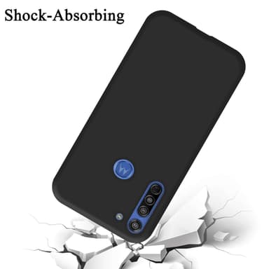 Motorola MOTO G8 Suojakuori Kotelo Case (Musta)