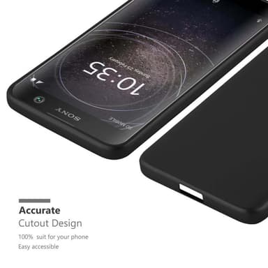 Sony Xperia XA2 Suojakuori Kotelo (Musta)
