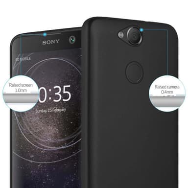 Sony Xperia XA2 Suojakuori Kotelo (Musta)