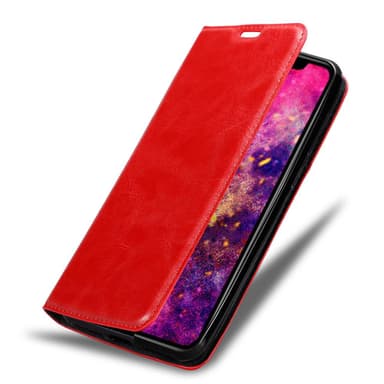 iPhone 12 PRO MAX Suojakuori Lompakkokotelo (Punainen)