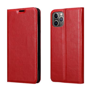 iPhone 12 PRO MAX Suojakuori Lompakkokotelo (Punainen)