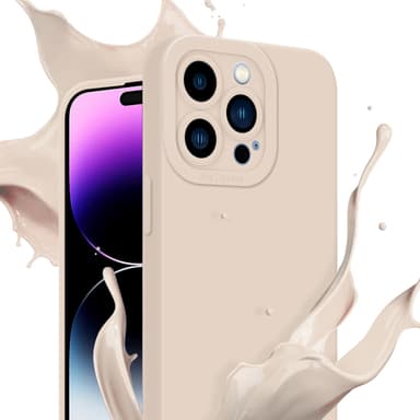 iPhone 14 PRO MAX Suojakuori Kotelo (Vaaleanpunainen)