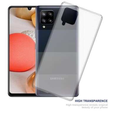 Samsung Galaxy A42 4G Suojakuori Kotelo (Läpinäkyvä)