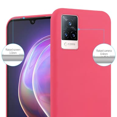 Suojakuori Vivo V21 4G / 5G Kotelo (Punainen)