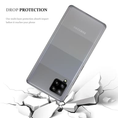Samsung Galaxy A42 4G Suojakuori Kotelo (Läpinäkyvä)