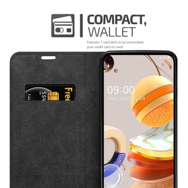 LG K61 Suojakuori Lompakkokotelo (Punainen)