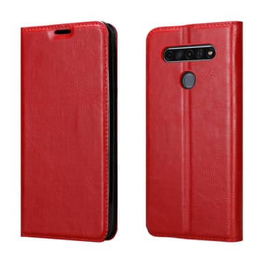 LG K61 Suojakuori Lompakkokotelo (Punainen)