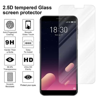 MEIZU M6S Näytönsuoja Karkaistu lasi Suojakalvo