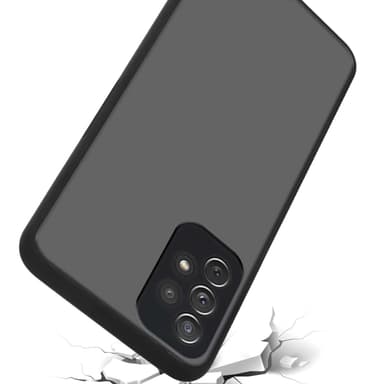 Samsung Galaxy A72 4G / 5G Suojakuori Kotelo (Musta)