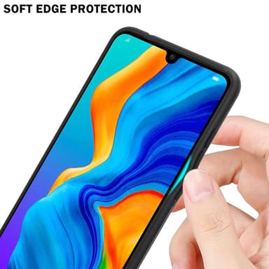 Huawei P30 LITE Suojakuori Kotelo (Musta)