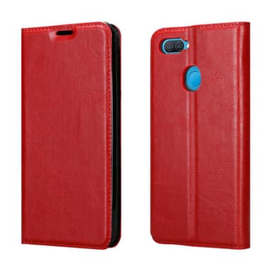 Oppo A12 Suojakuori Lompakkokotelo (Punainen)