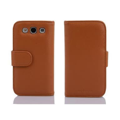 Suojakuori Samsung Galaxy WIN Lompakkokotelo (Ruskea)