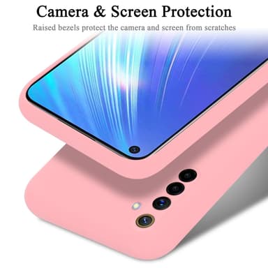 Realme 6 4G / 6s Suojakuori Kotelo (Vaaleanpunainen)
