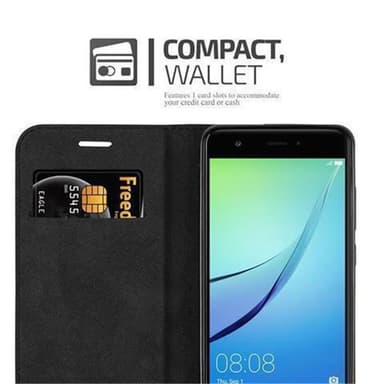 Huawei NOVA Suojakuori Lompakkokotelo (Ruskea)