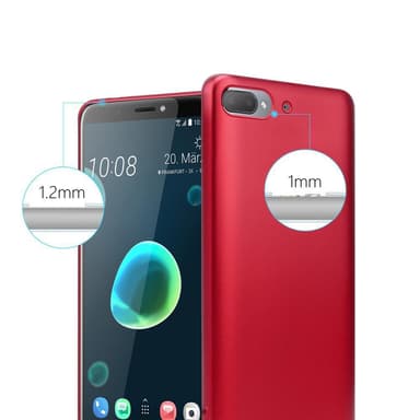 HTC Desire 12 PLUS Suojakuori Kotelo (Punainen)