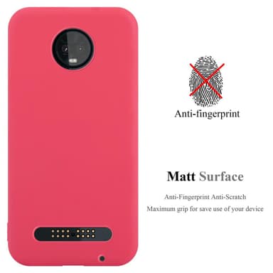 Suojakuori Motorola MOTO Z3 PLAY Kotelo (Punainen)