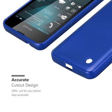 Nokia Lumia 550 Suojakuori Kotelo (Sininen)