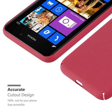 Nokia Lumia 925 Suojakuori Kotelo Case (Punainen)