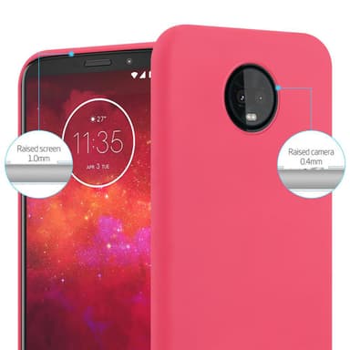 Suojakuori Motorola MOTO Z3 PLAY Kotelo (Punainen)