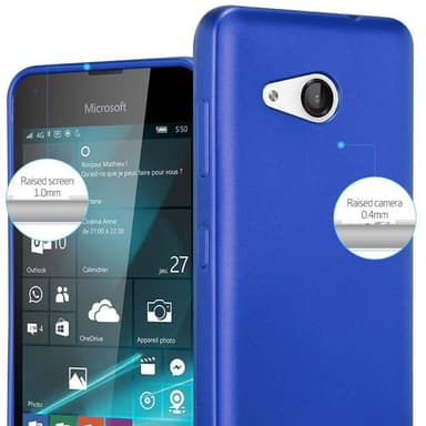 Nokia Lumia 550 Suojakuori Kotelo (Sininen)