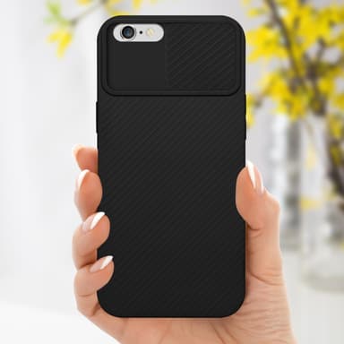 iPhone 6 PLUS / 6S PLUS Suojakuori Kotelo (Musta)