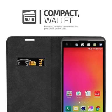 LG V20 Suojakuori Lompakkokotelo (Punainen)