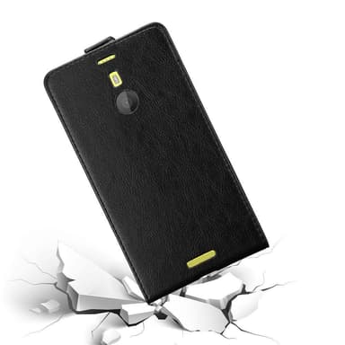 Nokia Lumia 1520 Suojakuori Lompakkokotelo (Musta)