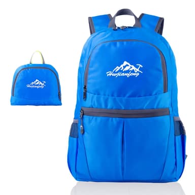 Taitettava reppu 36L Unisex vedenpitävä (sininen)