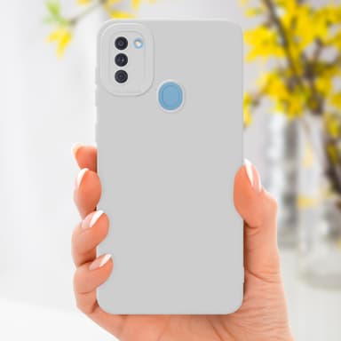 Samsung Galaxy A11 / M11 Suojakuori Kotelo (Valkoinen)