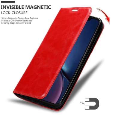 iPhone 11 PRO MAX Suojakuori Lompakkokotelo (Punainen)