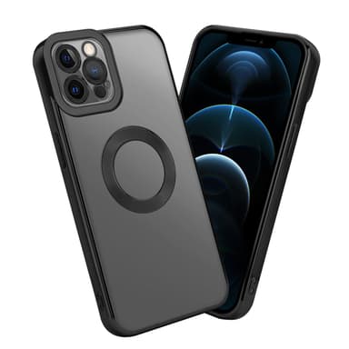iPhone 12 PRO MAX Suojakuori Kotelo (Läpinäkyvä)