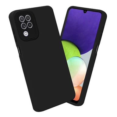Samsung Galaxy A22 4G Suojakuori Kotelo (Musta)