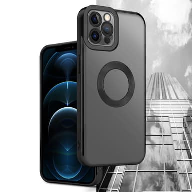 iPhone 12 PRO MAX Suojakuori Kotelo (Läpinäkyvä)