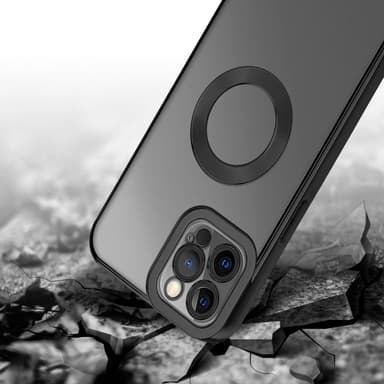 iPhone 12 PRO MAX Suojakuori Kotelo (Läpinäkyvä)
