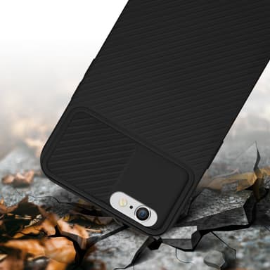 iPhone 6 PLUS / 6S PLUS Suojakuori Kotelo (Musta)