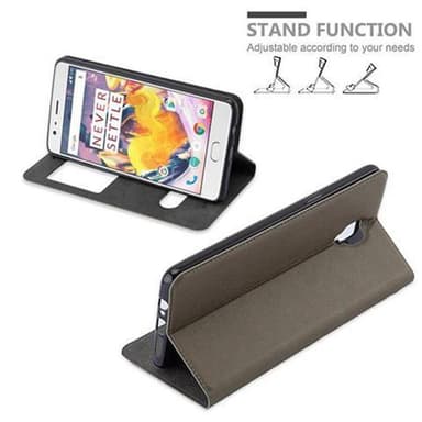 Lompakkokotelo OnePlus 3 / 3T Case (Ruskea)